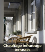 Chauffage infrarouge pour terrasses