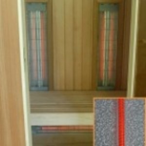 Lampe infrarouge carbone 500 watts face